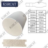 Filtre à particules diesel en céramique avec substrat en cordiérite | Capture les fines particules de suie pour des émissions plus propres. Diamètre : 143,8 mm.